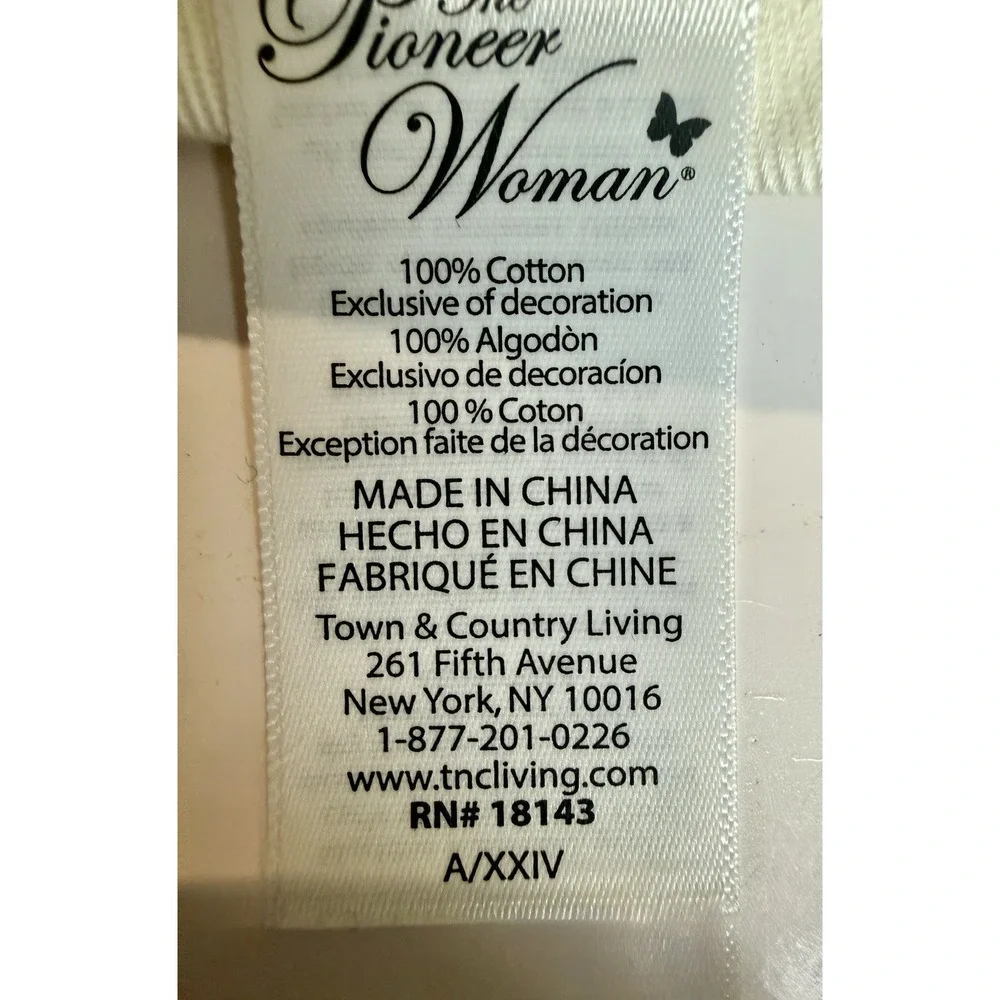 Pioneer Woman Home Sweet Home Towel & Painterly Floral 4x6 Frame Set